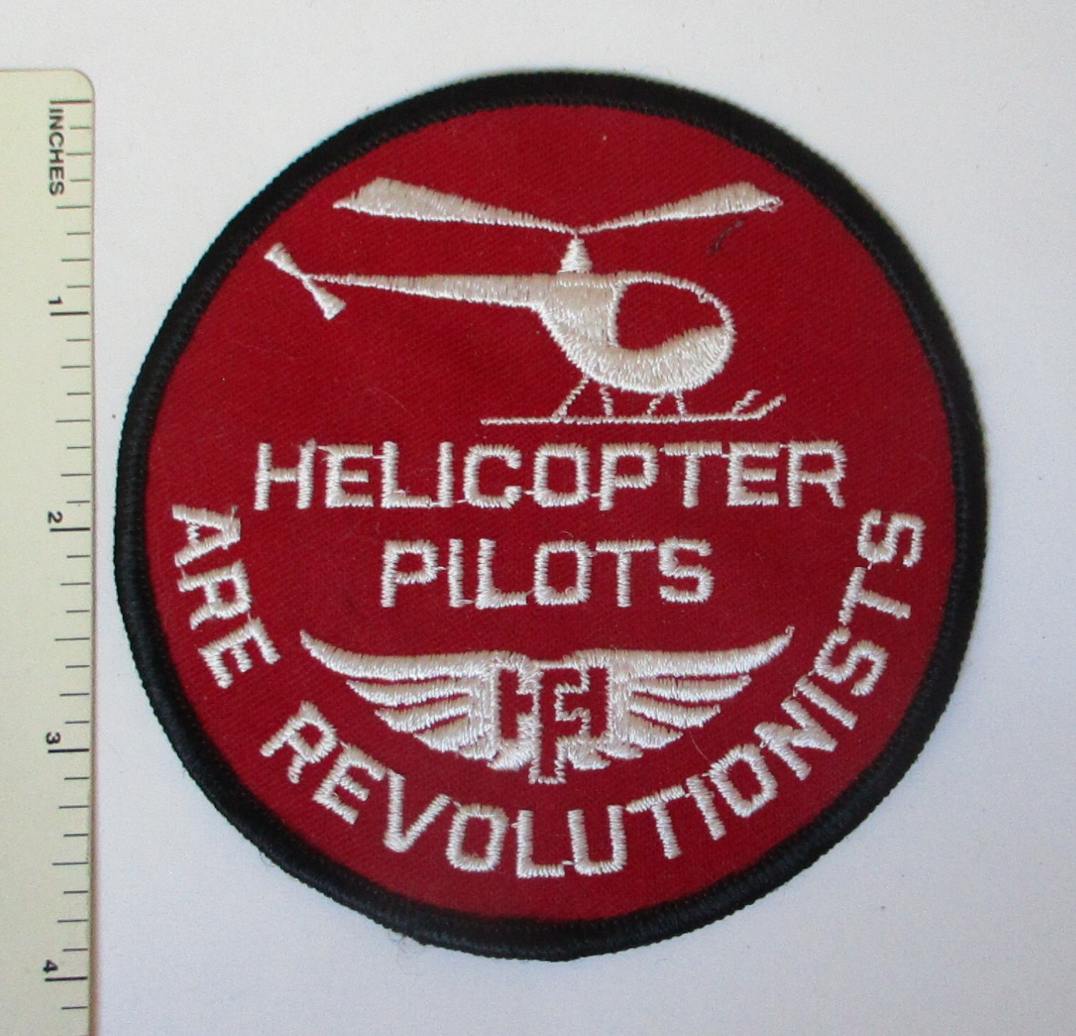 HELICOPTER PILOTS are REVOLUTIONISTS Vintage AVIATION PATCH