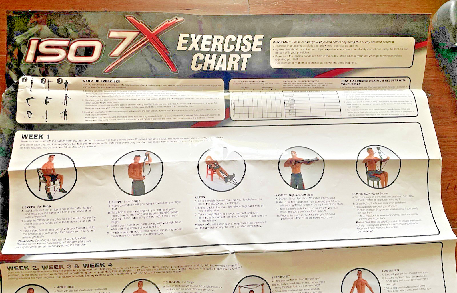 Ontel ISO 7X Isometric Workout Bar - Silver