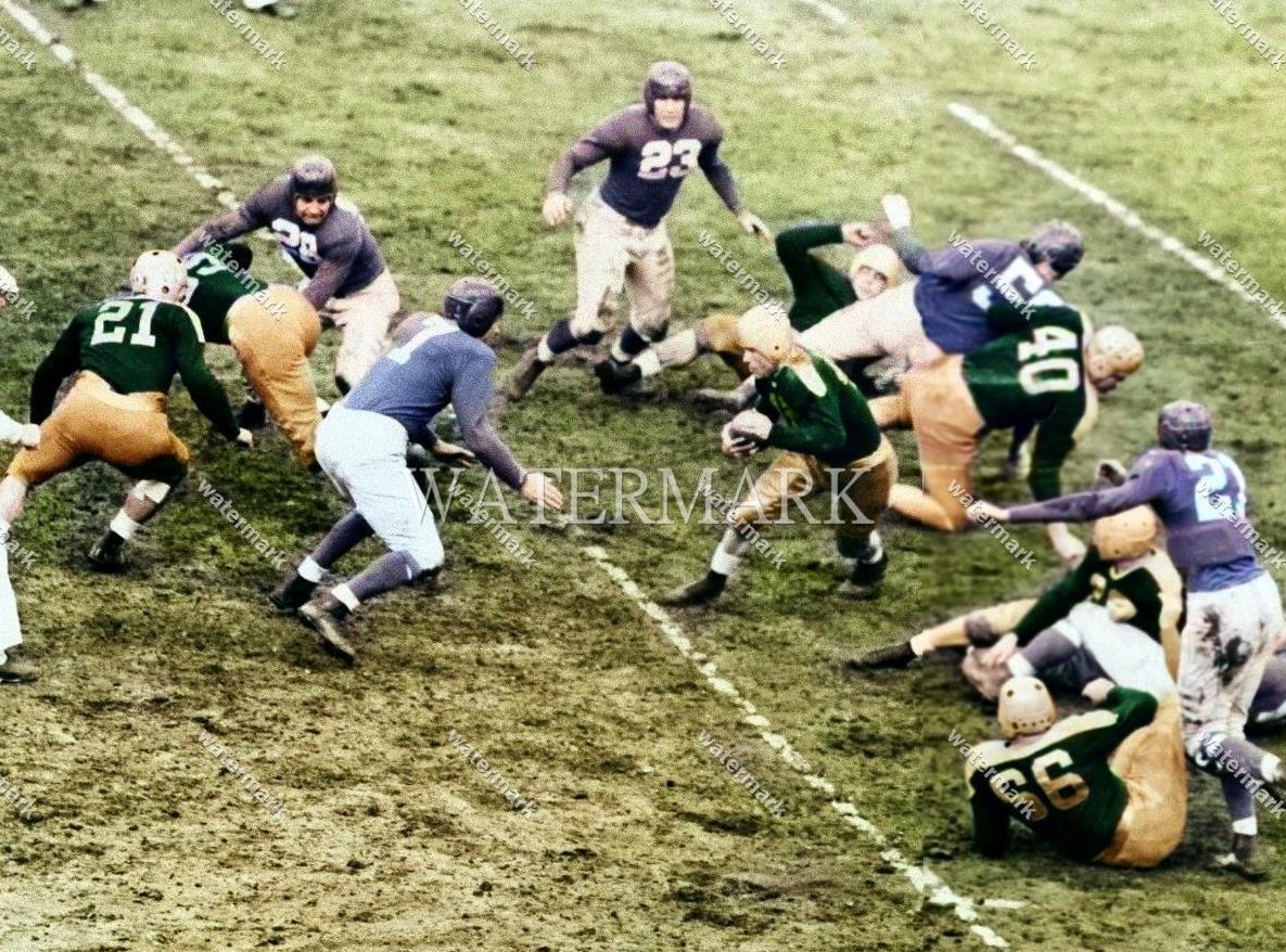 GN409 Andy Uram Green Bay Packers Football 8x10 11x14 16x20 Colorized Photo