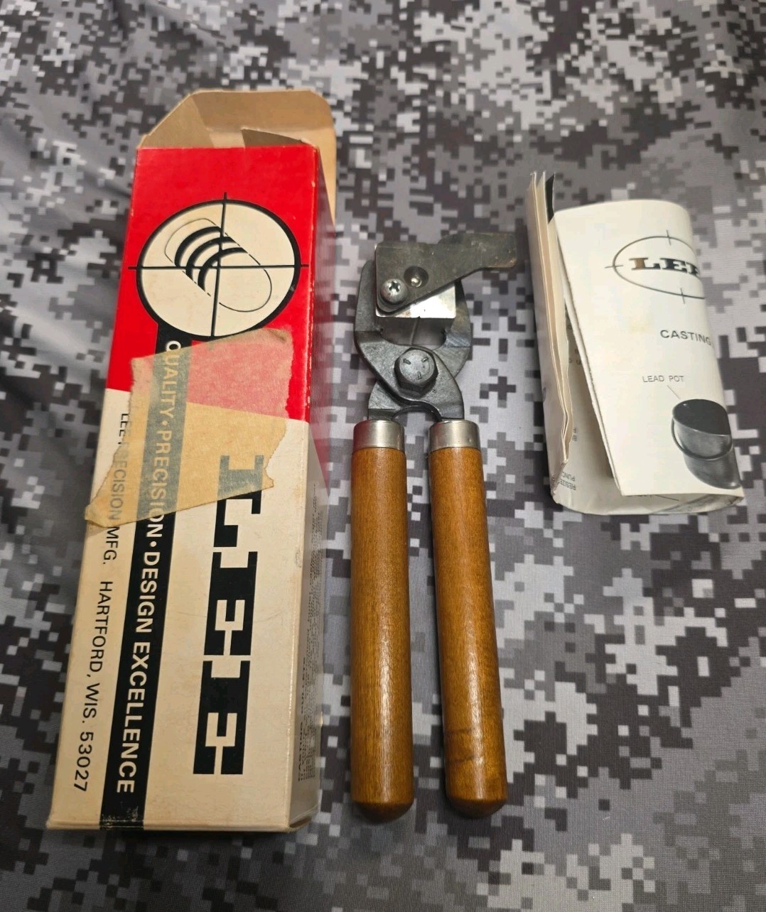 LEE 440 RB SINGLE CAVITY BULLET MOLD .440 ROUNDBALL MUZZLELOADER MUSKET MOULD