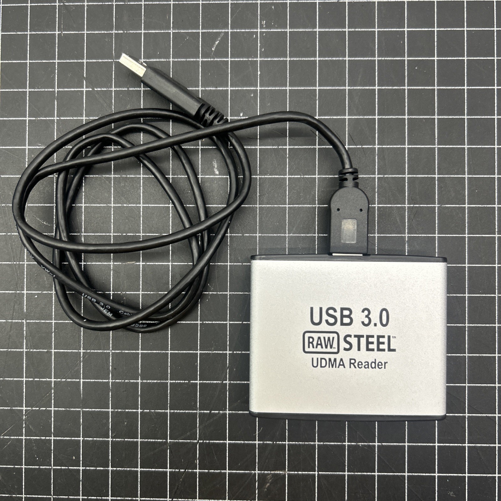Hoodman SuperSpeed USB 3.0 Raw Steel UDMA CF/SD Card Reader, DMR-3231H, RARE!!!
