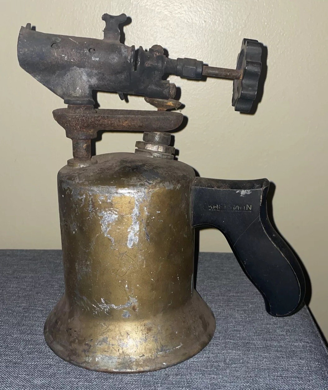 Antique Not Working Brass Craftsman Blow Torch Vintage Soldering Tool Parts Only