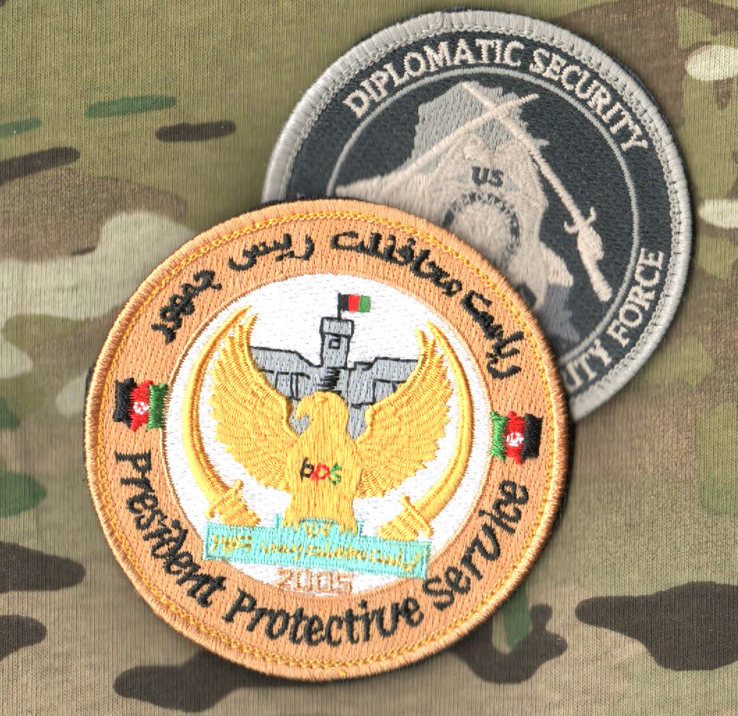 PRIVATE MILITARY CONTRACTOR DIPLOMATIC SECURITY DSS vêlkrö 2-PC: KABUL + BAGHDAD