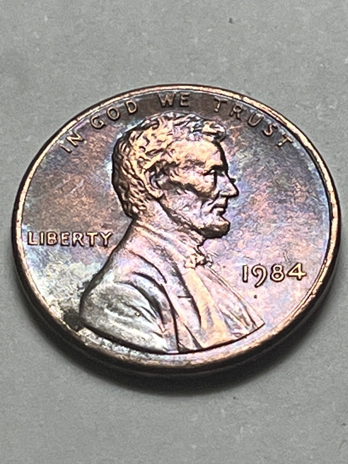 1984 P Lincoln Penny Nicely Toned Coin Lot V787