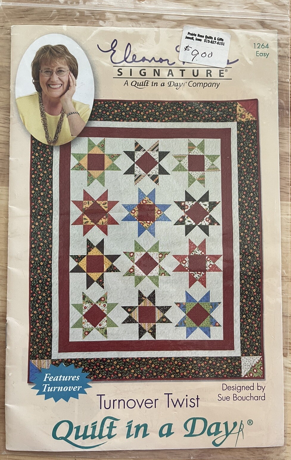 Turnover Twist Quilt Pattern by Quilt in a Day Eleanor Burns