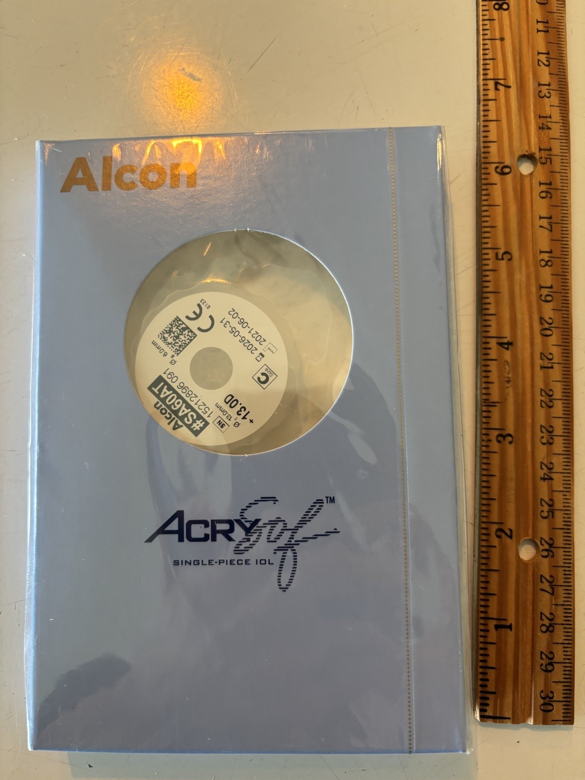 SA60AT Alcon Acrysof Intraocular Lens 13.0D Length 13.0mm Optic 6.0mm 5-31-2026
