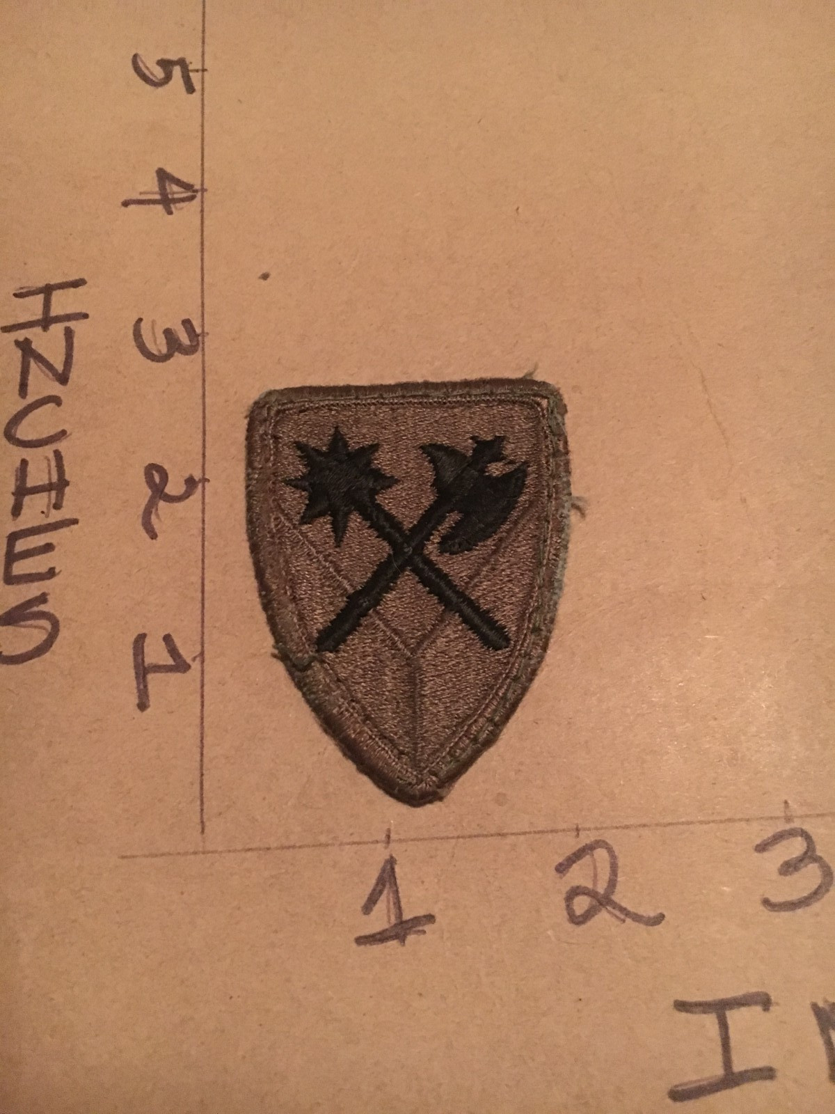 US Army 194th Armored Brigade m/e subdued patch 10/9/25