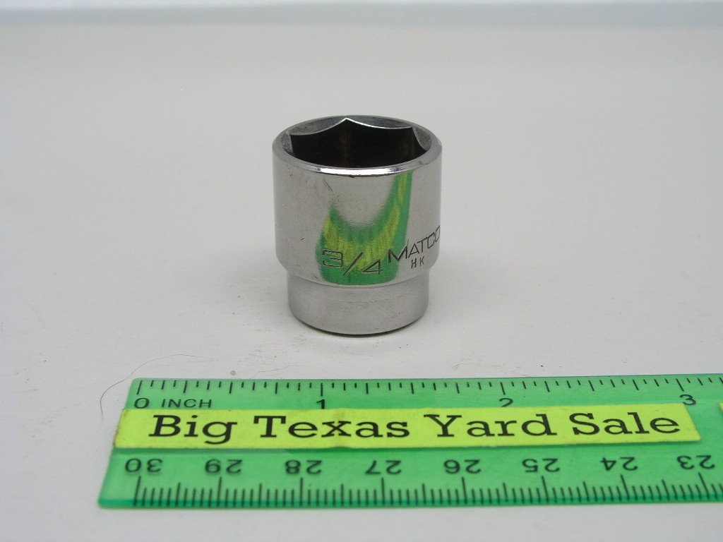 3/4" Matco 3/8" Drive 6pt Socket B246