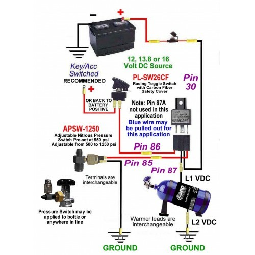 ARC WIKP-124 12 Volt DC Nitrous Oxide Adjustable Pressure Control Kit 4AN