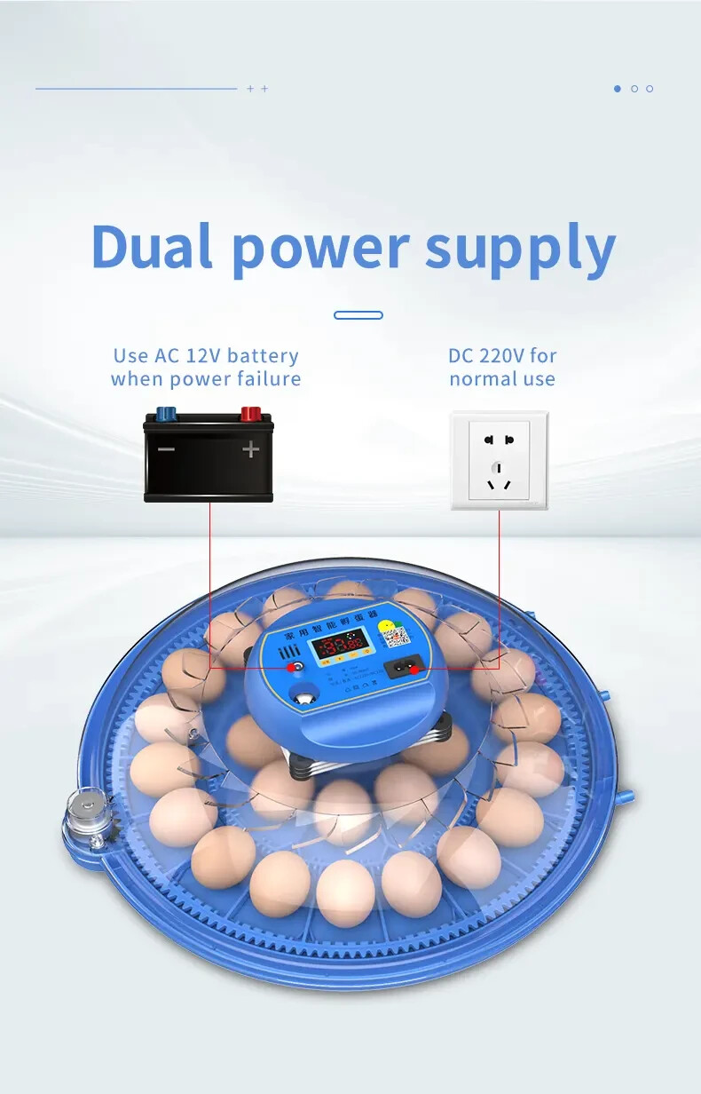 80 Egg Incubator Fully Automatic Incubator Machine for Hatching Eggs 120 Volt