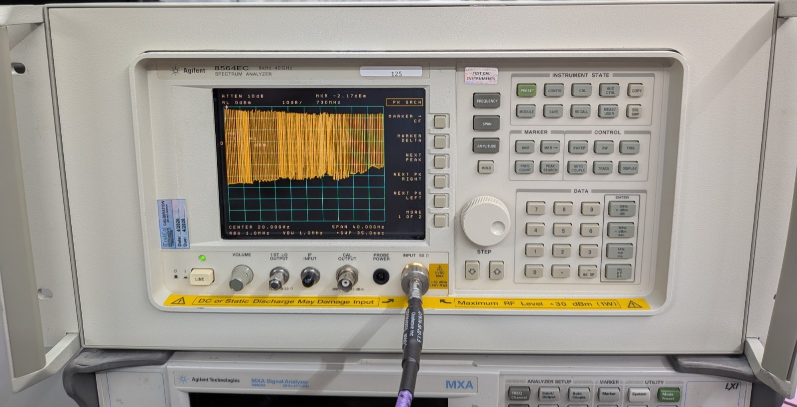 🔥  Agilent 8564EC Spectrum Analyzer 9kHz-40GHz ~ Calibrated!