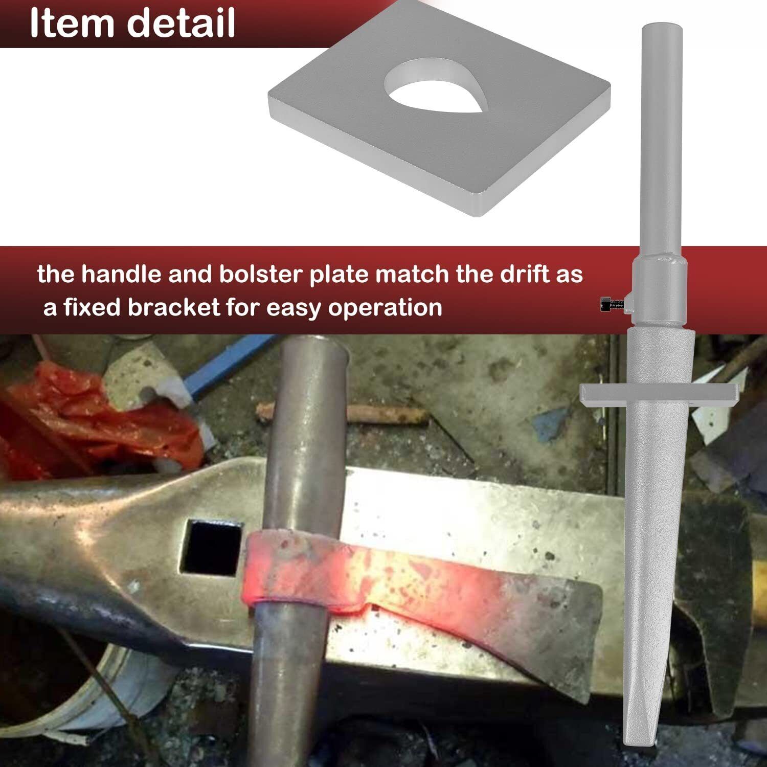 Blacksmith Drift Tool Blacksmithing Tomahawk Eye Drift / Mandrel Blacksmith Tool