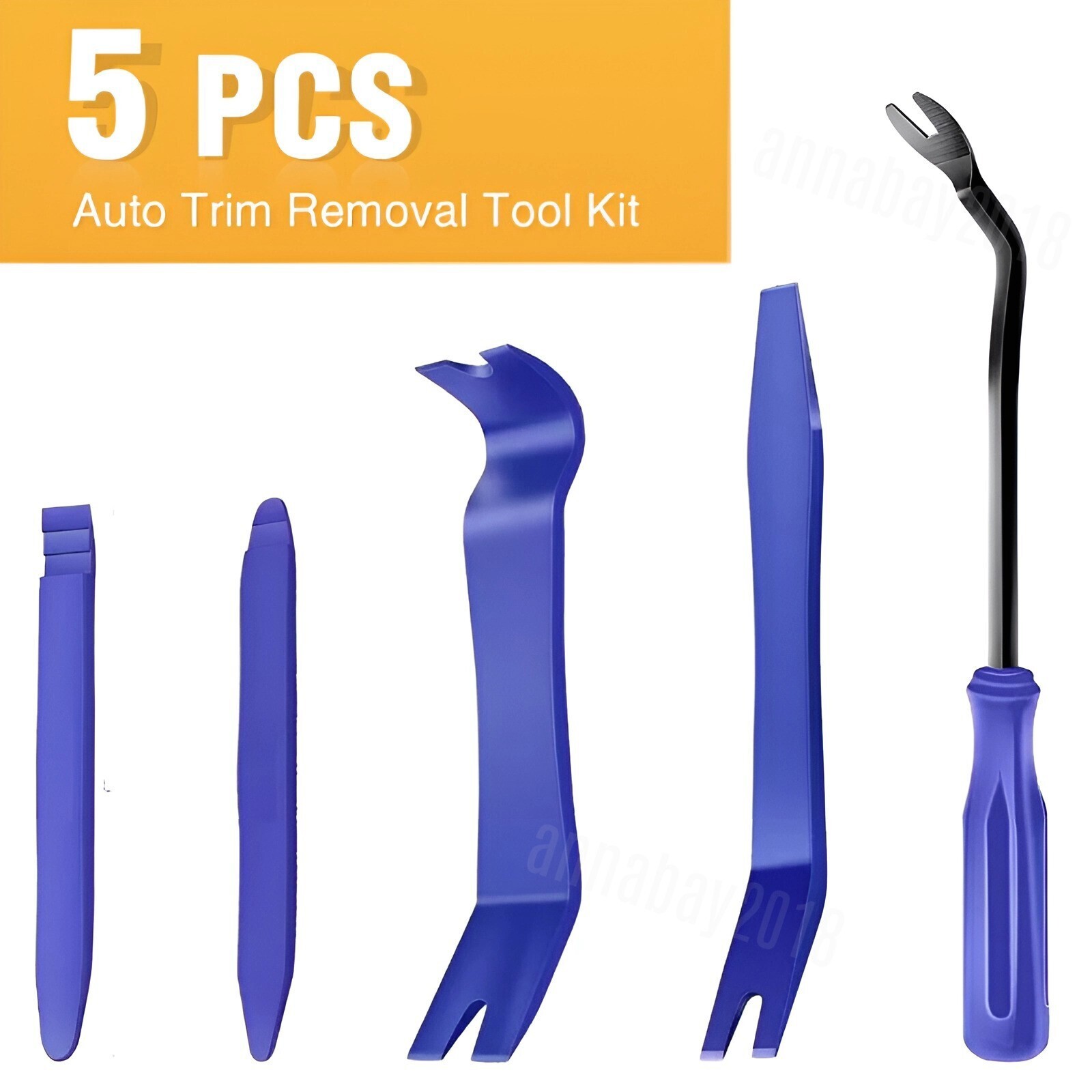 Plastic Trim Removal Pry Tool Kit for Car Radio Panel Door Dash Clip Fastener
