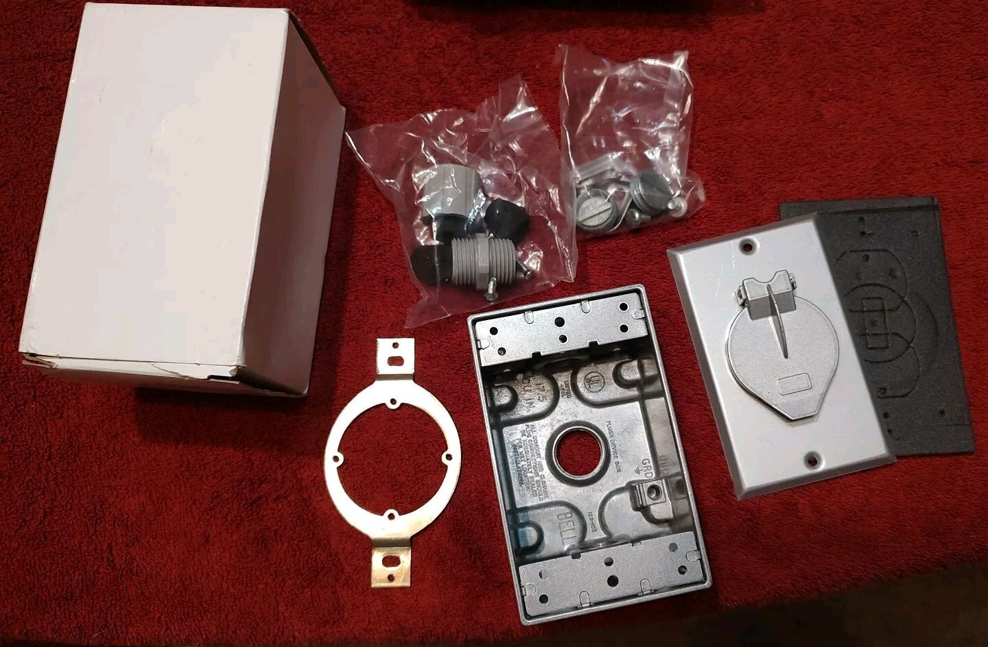Raco Weatherproof Box, Cover & Gasket Single Gang CK 19316-L4 New