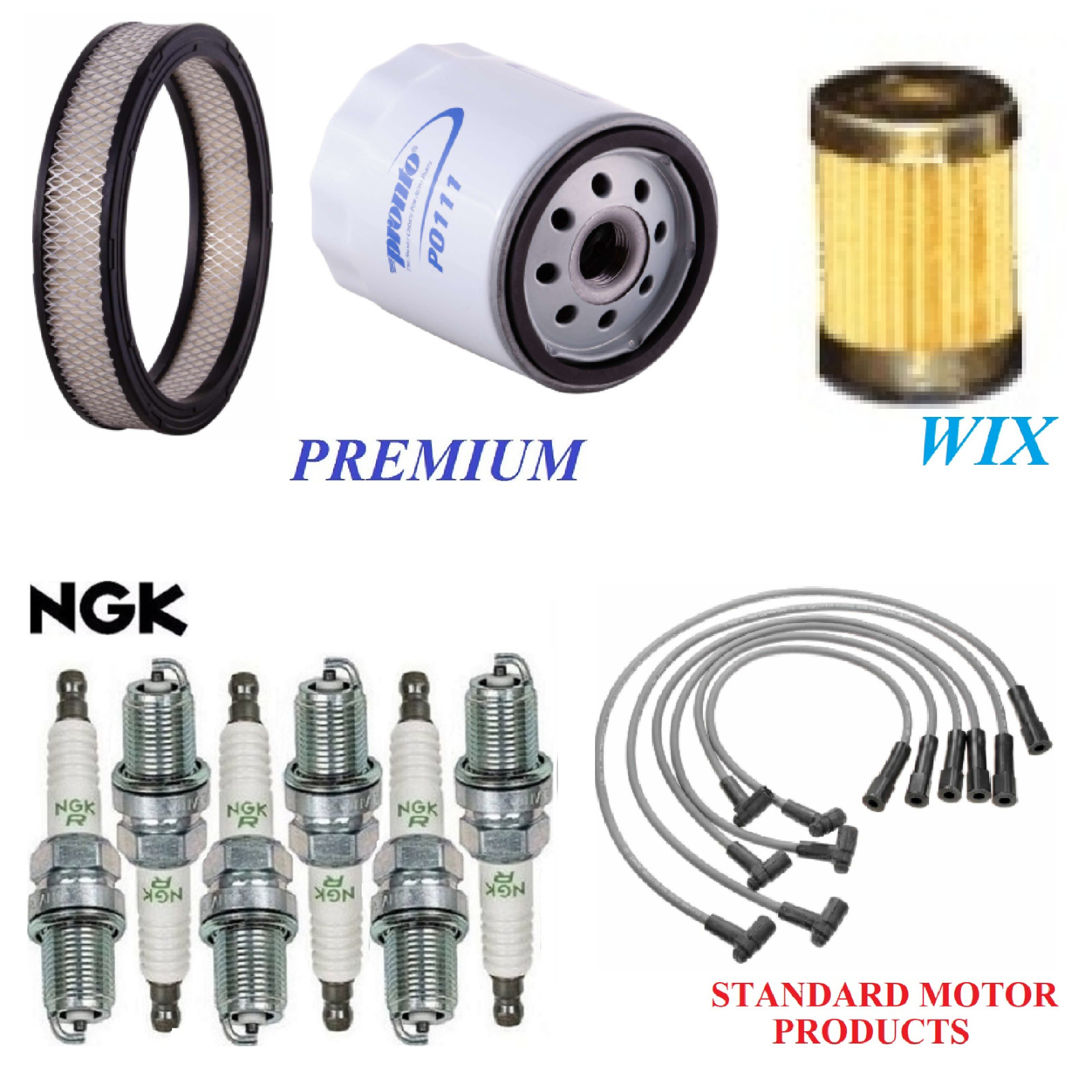 Tune Up Kit Filters Wire Spark Plugs For OLDSMOBILE STARFIRE V6 3.8L 1975