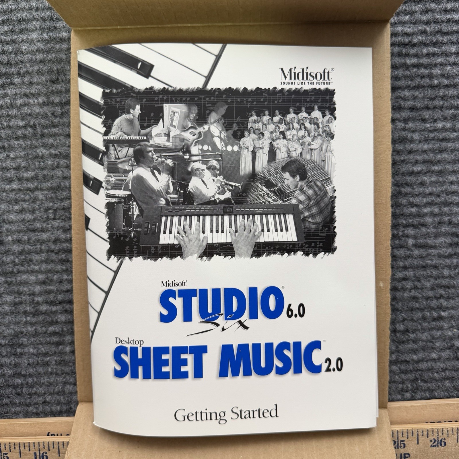 Midisoft Studio 6.0 For Windows 95 MIDI Desktop Sheet Music 2.0 CD-ROM Sequencer