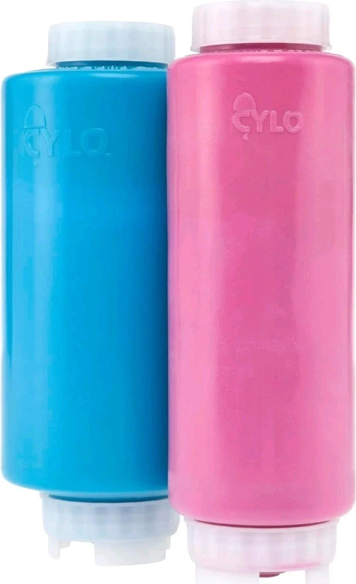 12 Pack Creative Mark Cylo FIFO Upside-Down Squeeze Empty Bottles 20 oz Inverted