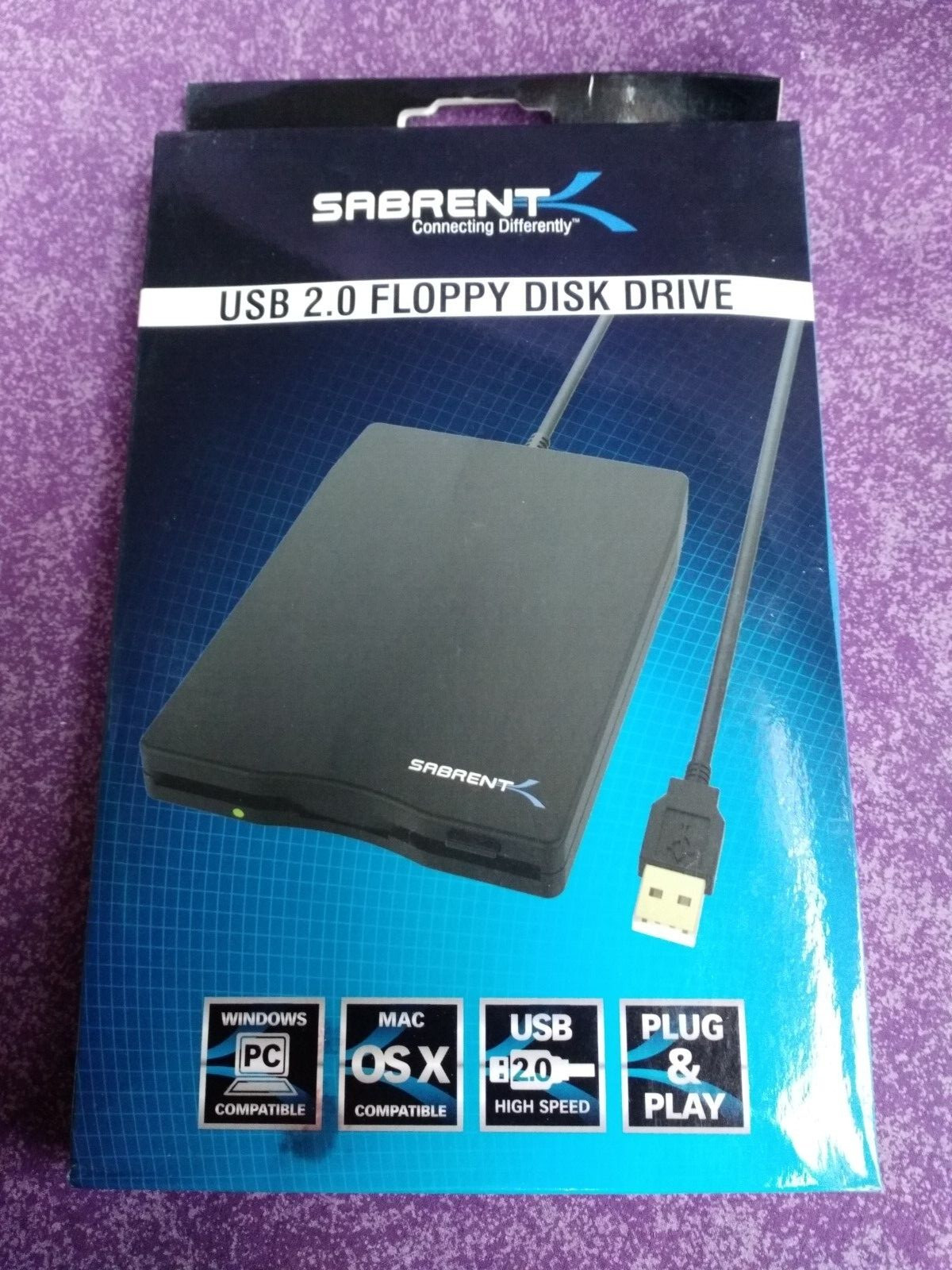 NEW USB 2.0 External Floppy Disk Drive 3.5" 1.44MB Windows PC Mac OS