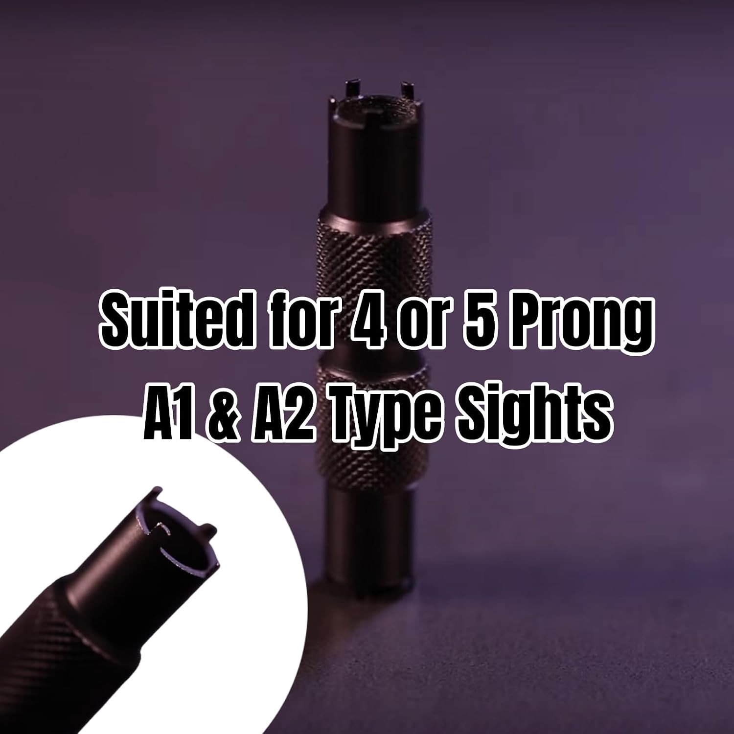 1 PCS Front Sight Tool Precise Front Sight Adjustment Tool with 4 & 5 Prong For✅