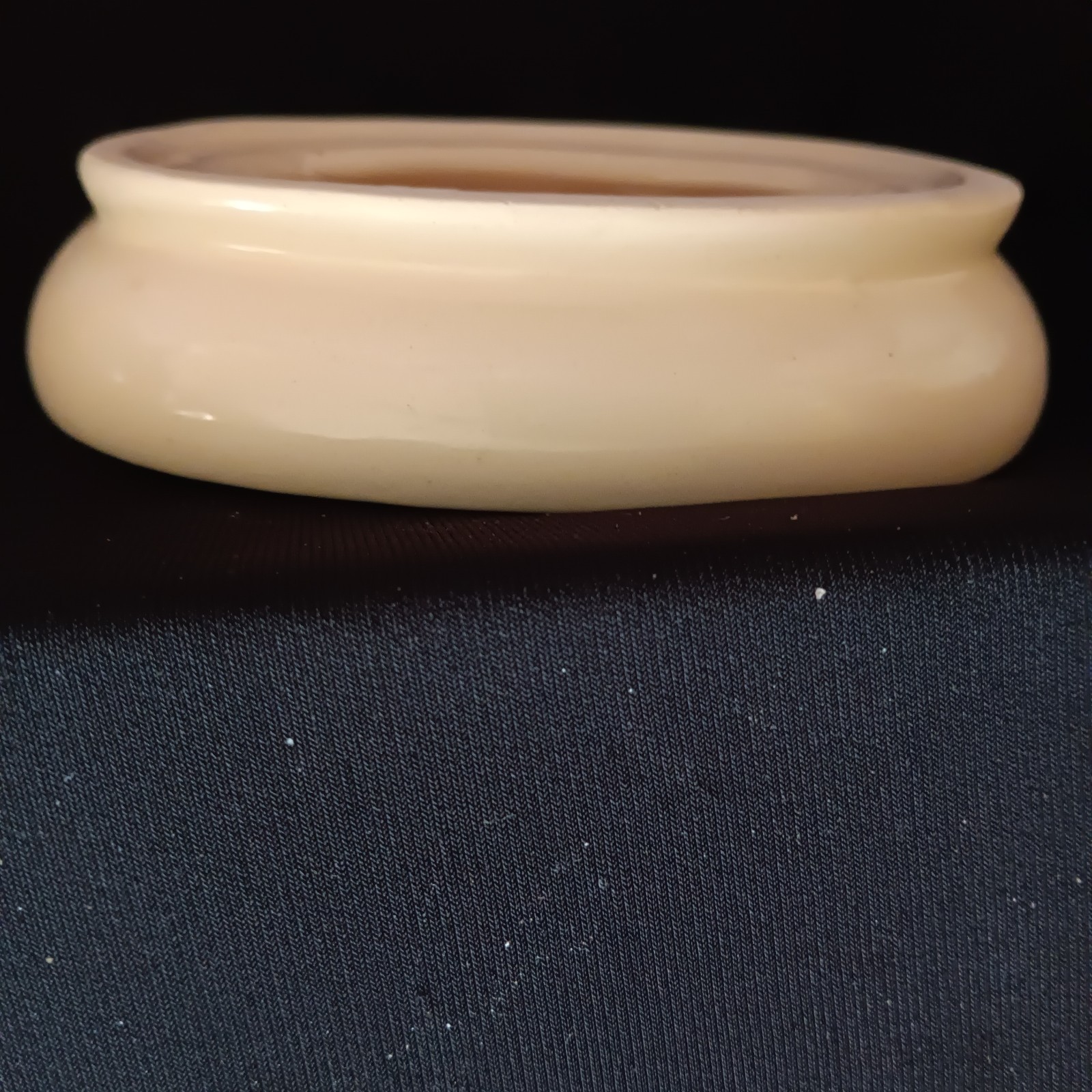 Hand Painted Ceramic Bathroom Set Soap Dish Cup Peacock Flowers