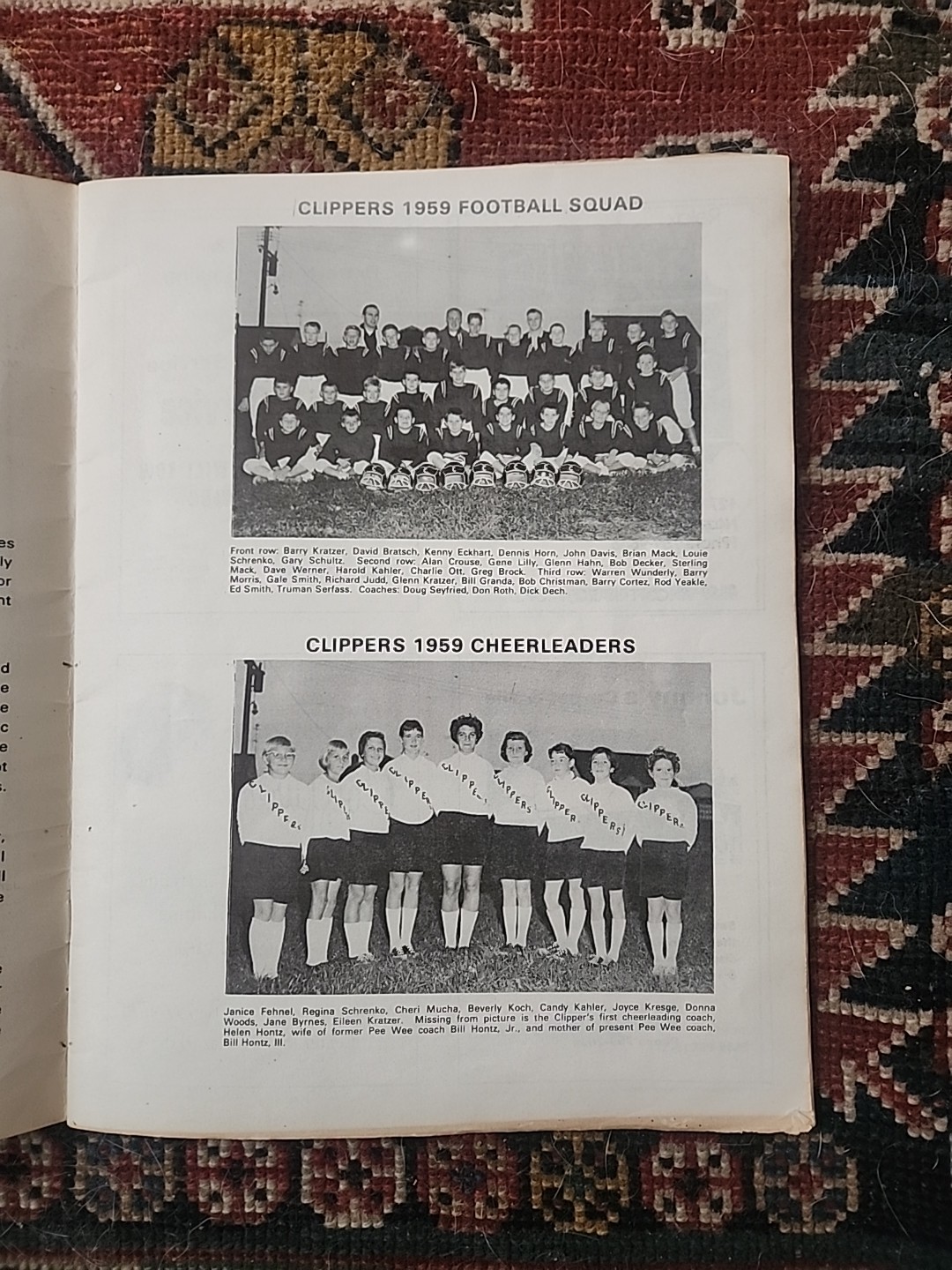 Vintage CLIPPERS '79 Midget Football Program Upper Nazareth A. A.