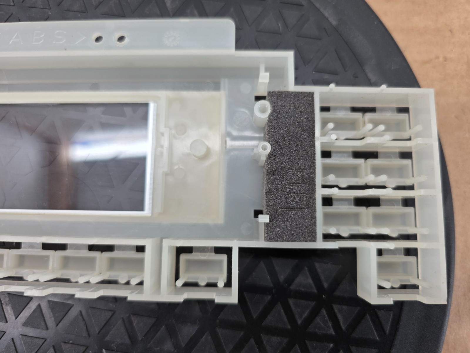 korg triton le 76 Clear Plastic LCD Screen Cover Unit plus buttons