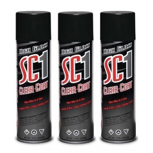 Maxima Racing Oils® 78920 - 12oz SC1 Clear Coat Silicone Spray 3pk