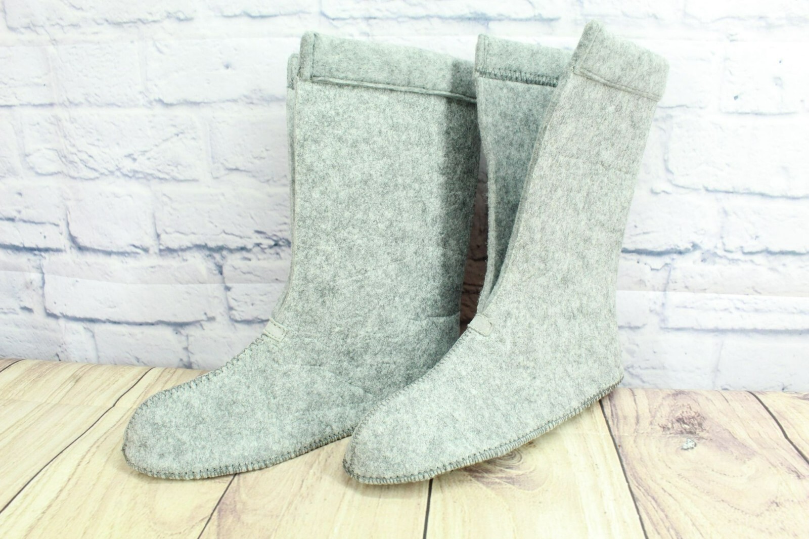 LL Bean Kids Gray Wool Warm Replacement Boot Liner Inserts Size 7