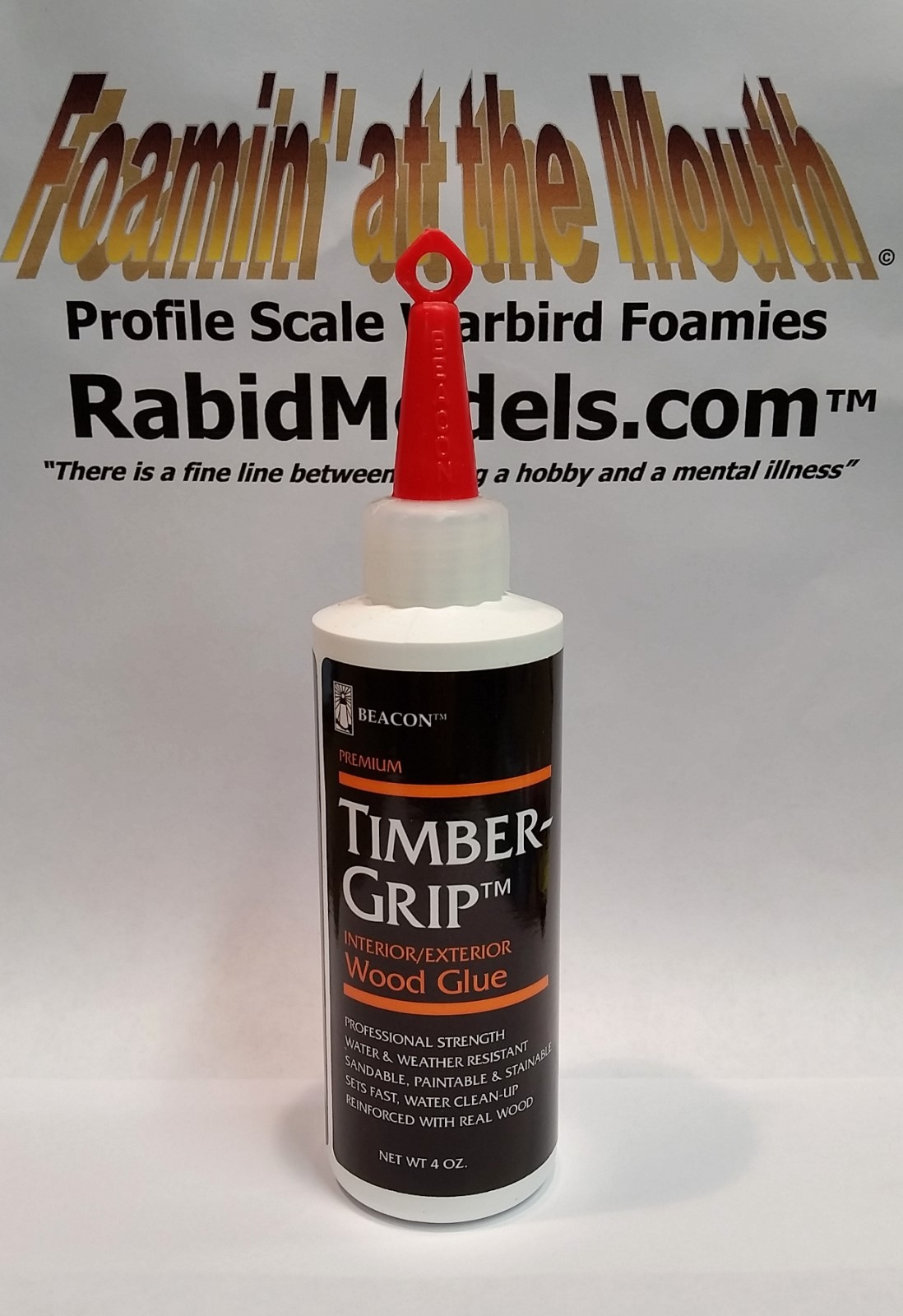 TIMBER GRIP WOOD GLUE from Beacon 4oz bottle - very stong, dries clear & fast !