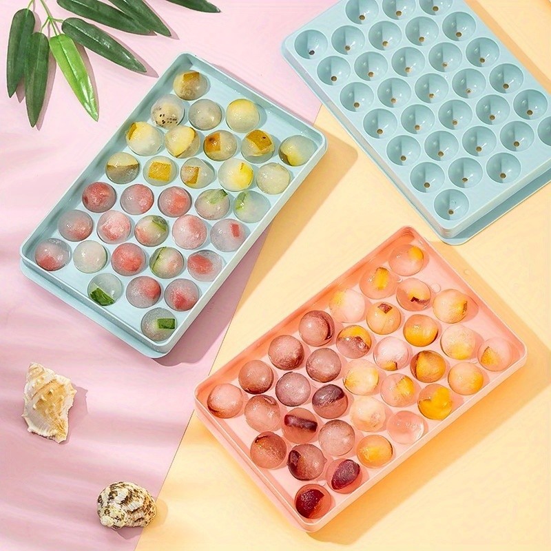 1Pc Multi-grid Sphere Ice Tray Household Fruit Ice Making Mold