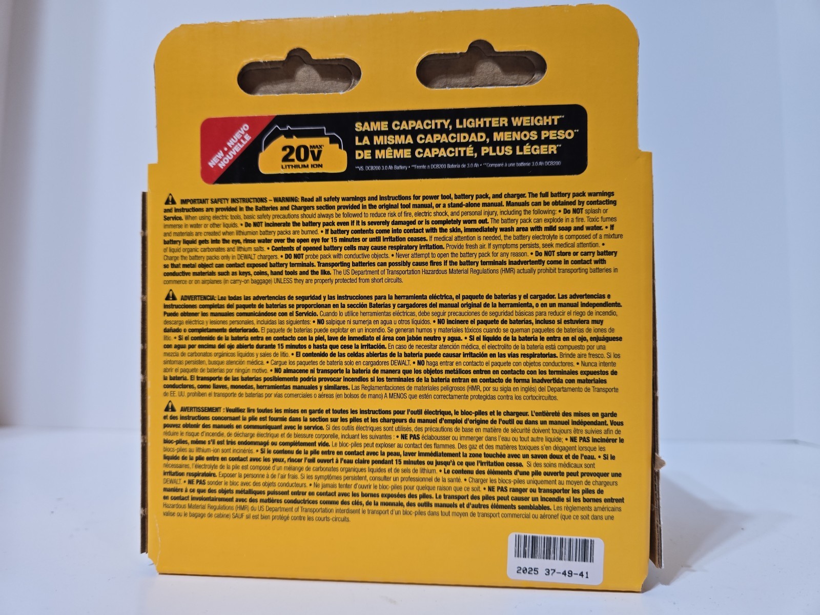 DeWALT DCB230-2 20V MAX Compact 3.0Ah Battery Pack (2-Pack)