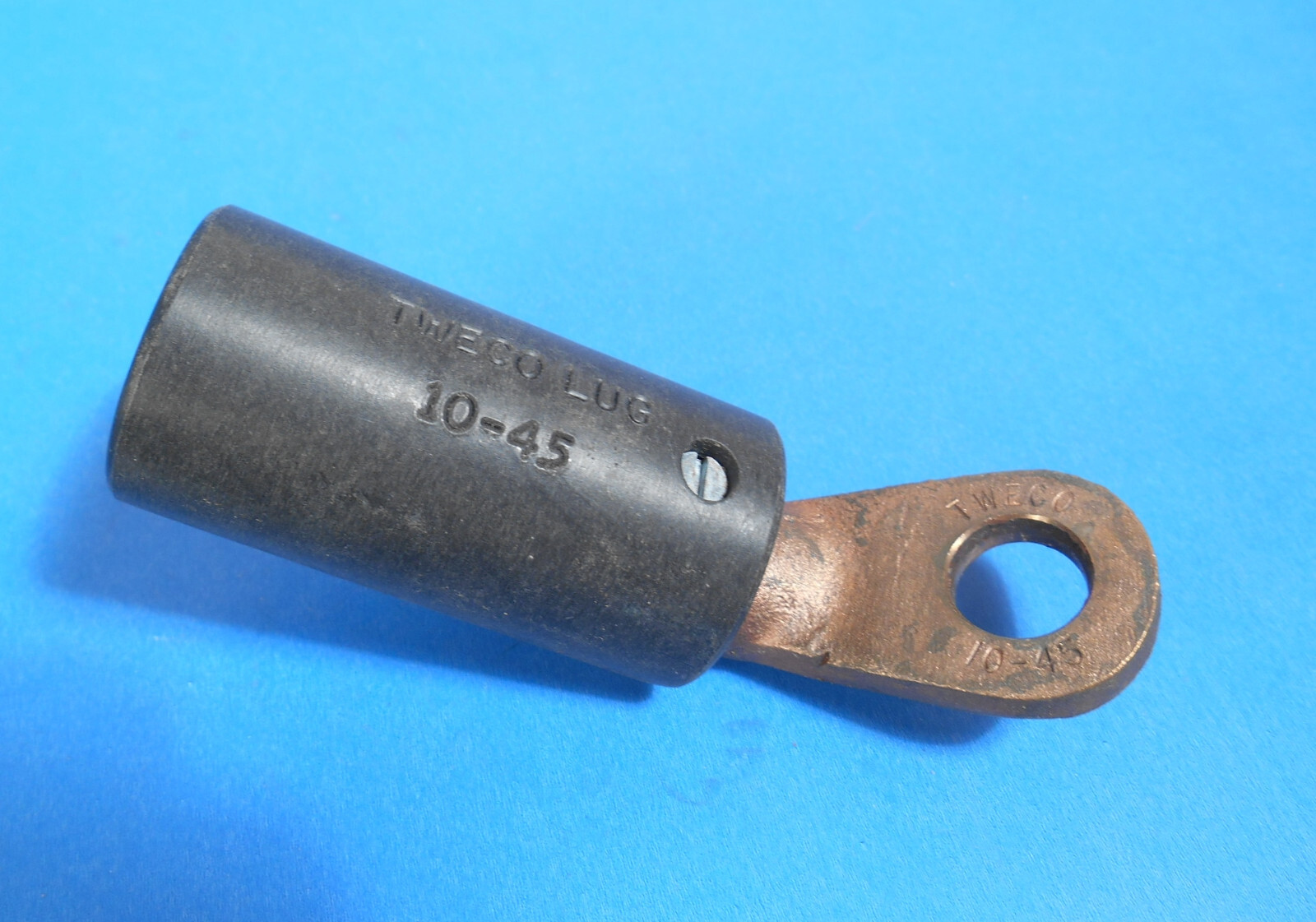Tweco Model 10-45 Brass Ball Point Cable Lug