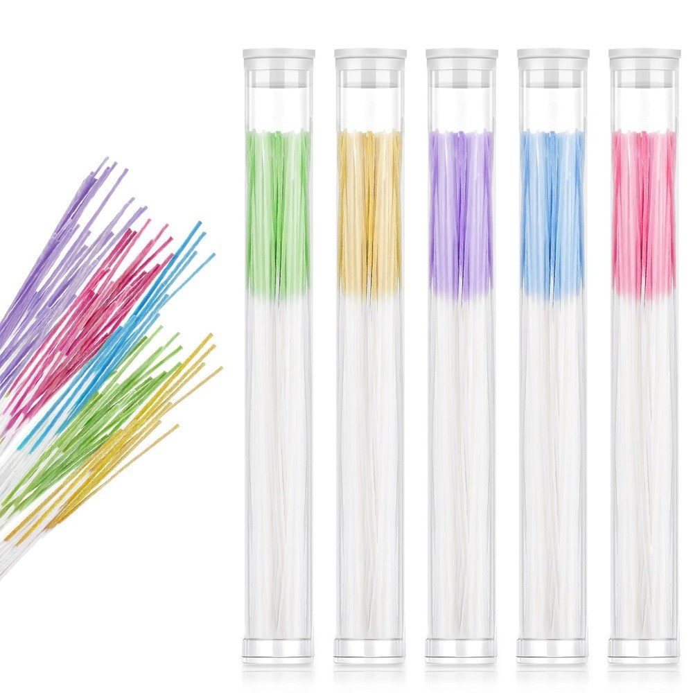 Disposable 300-Piece Ear Piercing Cleaner Floss Swabs for Cleaning Earring Holes