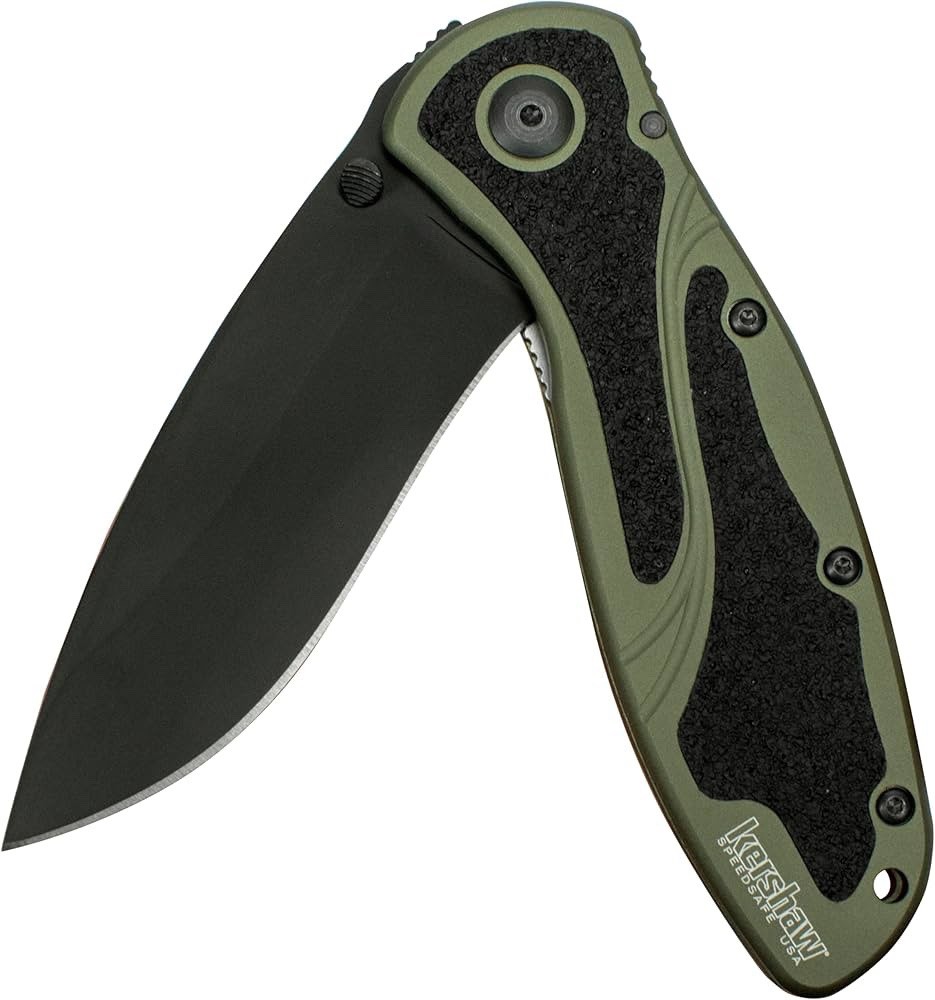 Kershaw Blur Pocket Knife (1670BLK)- Speed safe Assisted Opening New In Box