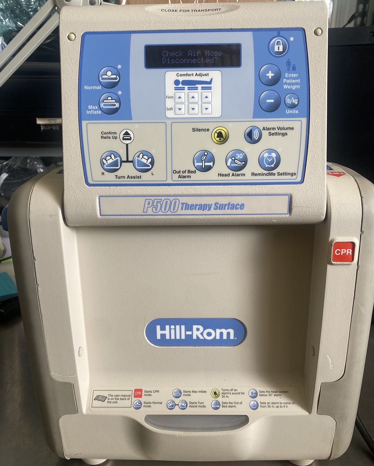 Hill-Rom P500 Therapy Surface Mattress Control Unit