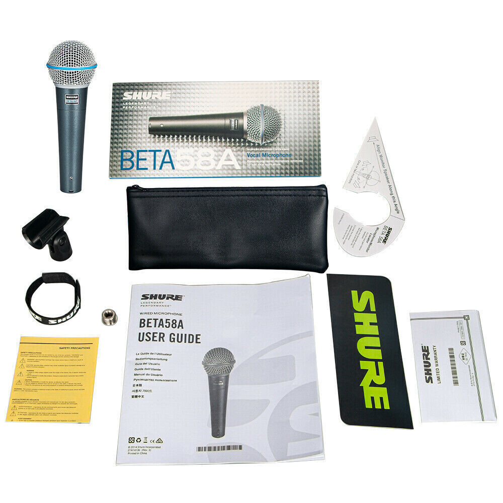 Used Beta58A Supercardioid Dynamic Vocal Microphone