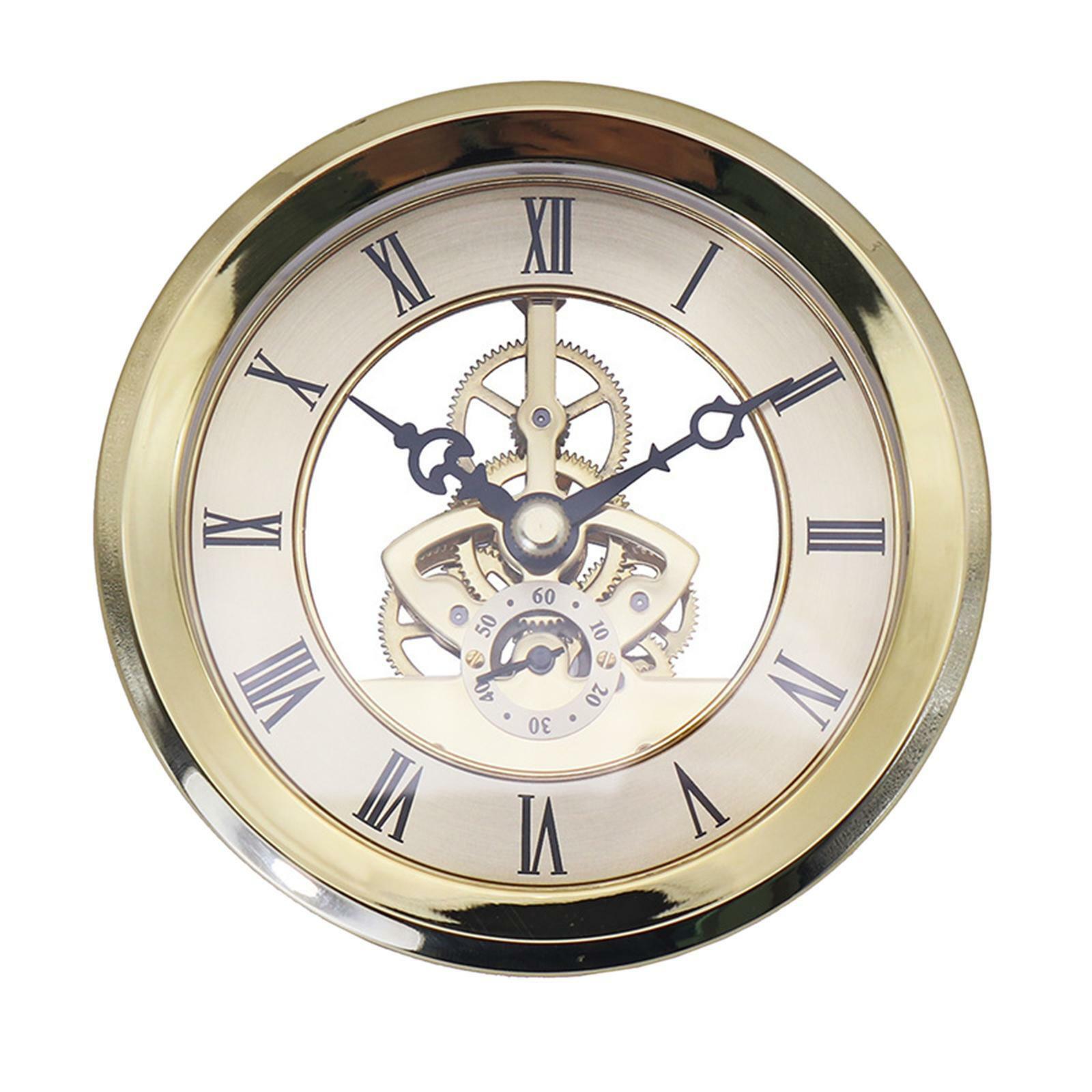 4" Transparent Skeleton Clock DIY Decoration