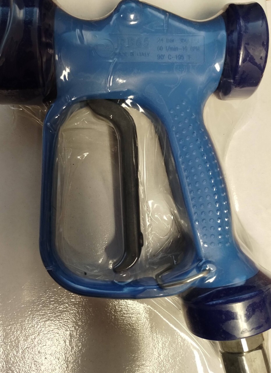 PA RB65 Washdown Gun Blue 316 Stainless