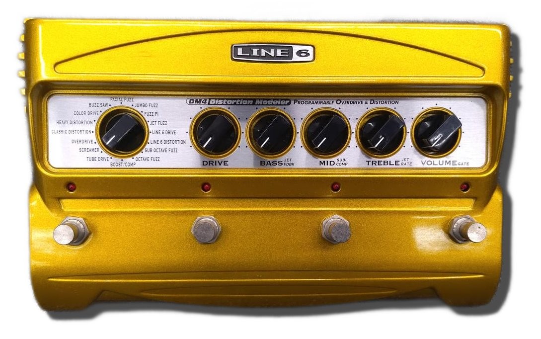 Line 6 DM4 Multi-Effects Processor Effects Pedal Tested & Works 17587