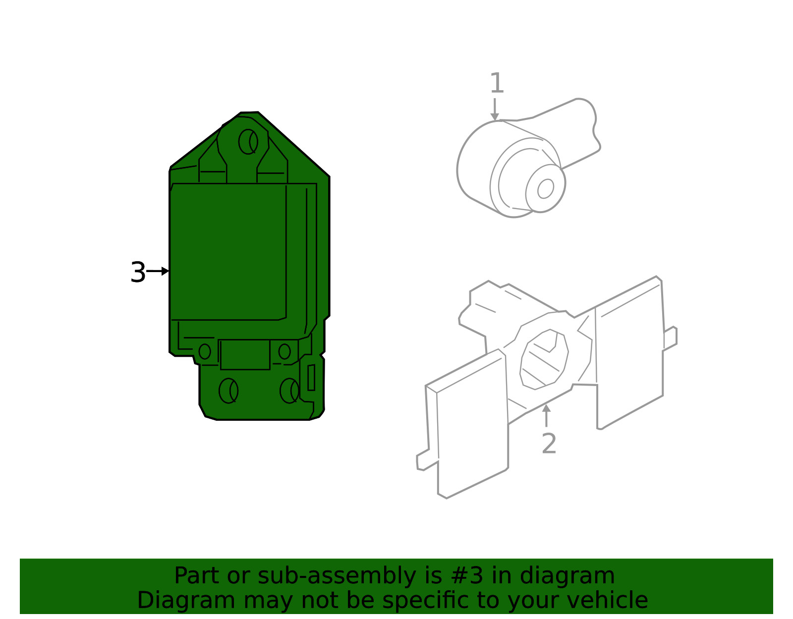 Genuine Nissan Blind Spot Detection System Warning Sensor 284K0-9DL1A