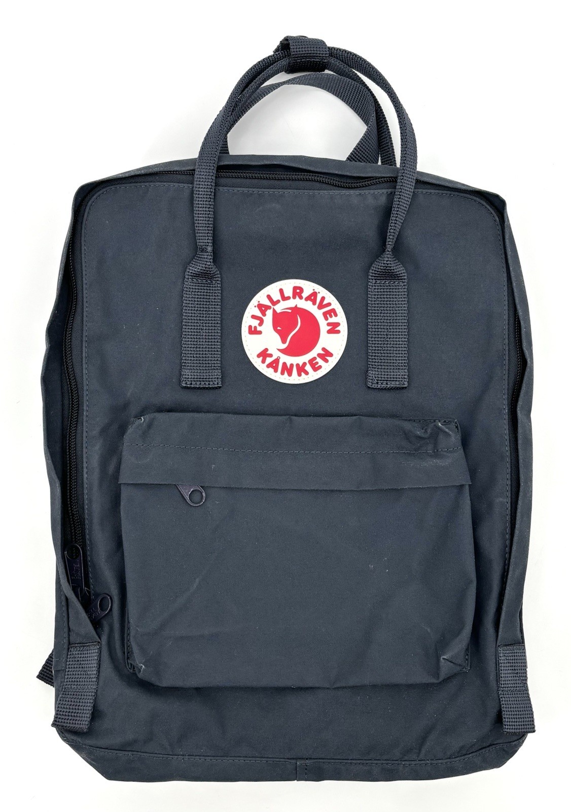 Fjallraven Kanken Classic Backpack 23510 Navy Gray Vinyl Travel Bag