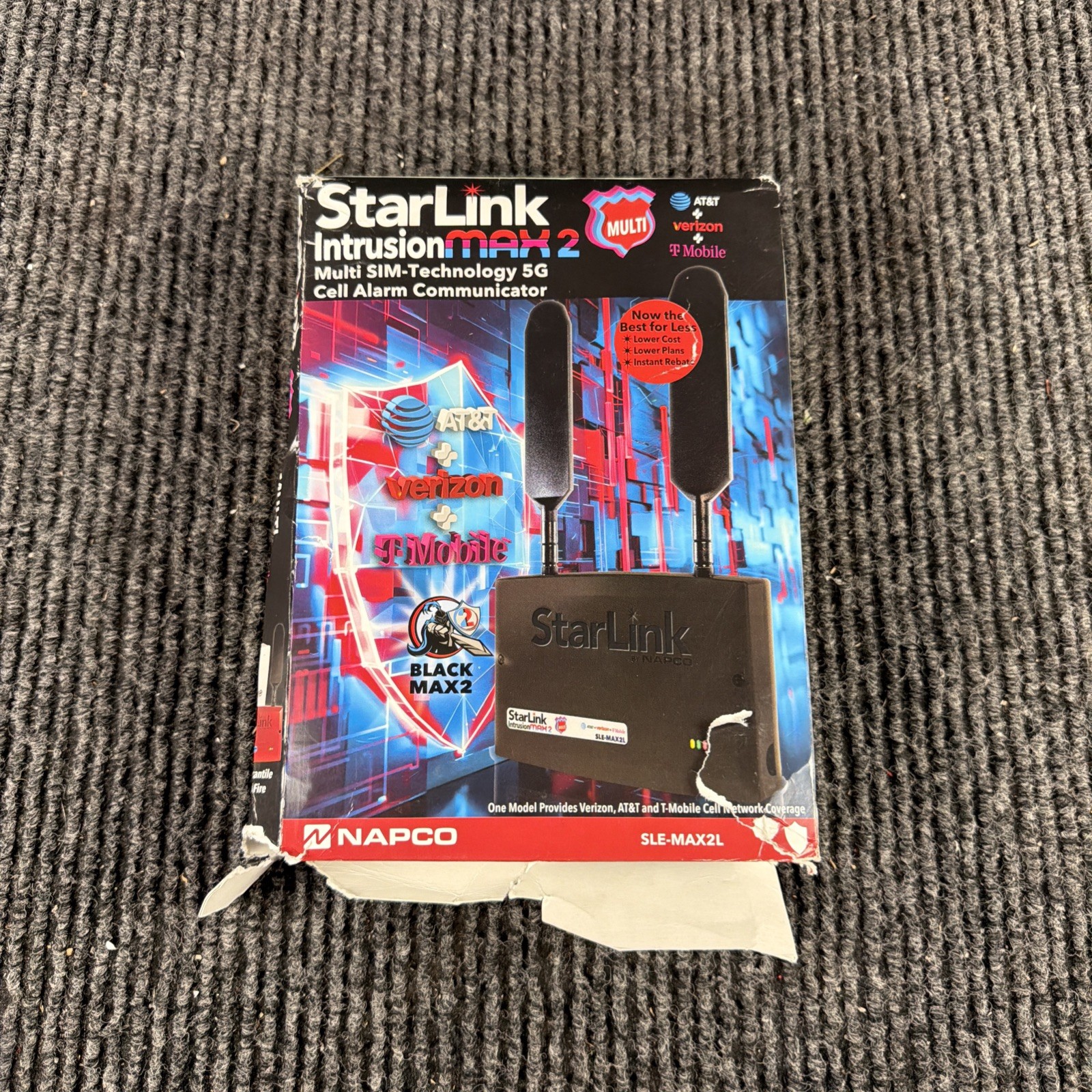 New Napco StarLink Max 5G LTE Universal Cellular Alarm Communicator | SLE-MAX2L