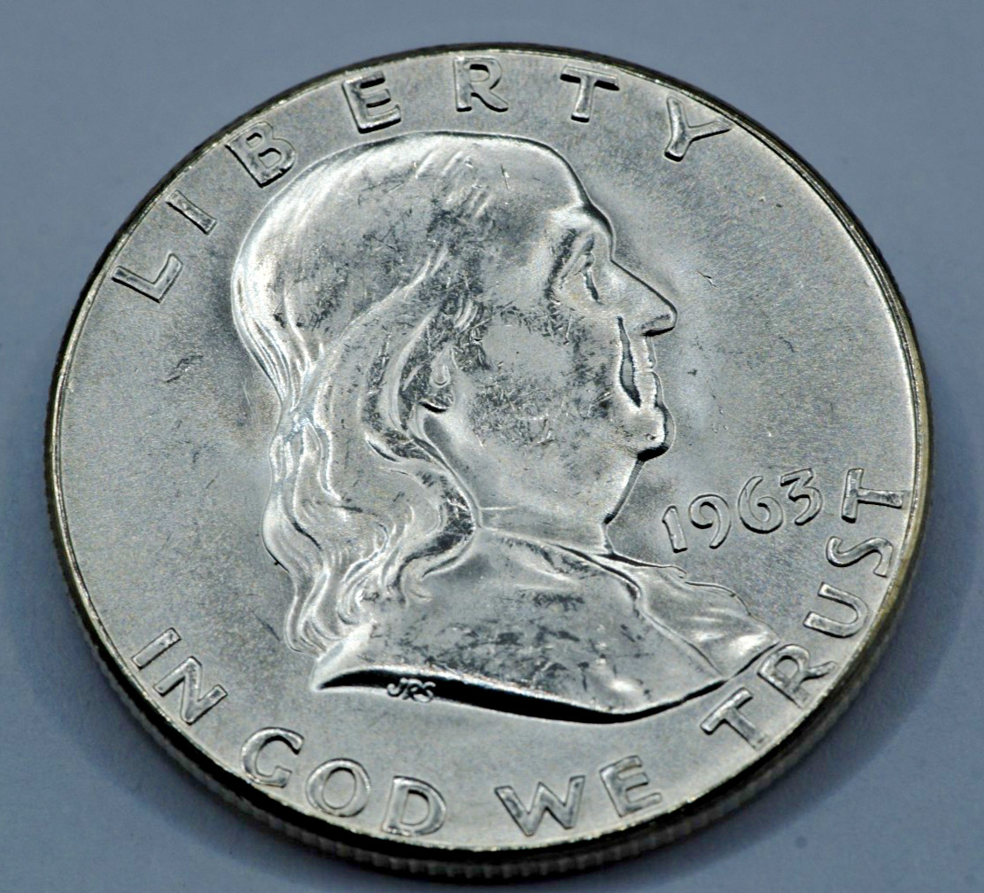 1963 Franklin Silver Half Dollar Uncirculated