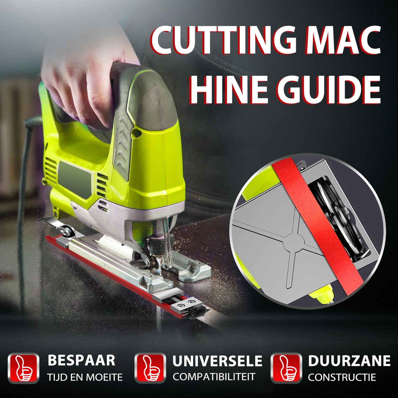 Adjustable Cutting Machine Base Guide，Aluminum Circular Saw Guide Rail