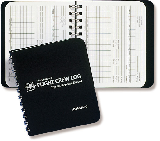 Flight Crew Logbook by ASA - Great for Airline and Charter Pilots! ASA-SP-FC