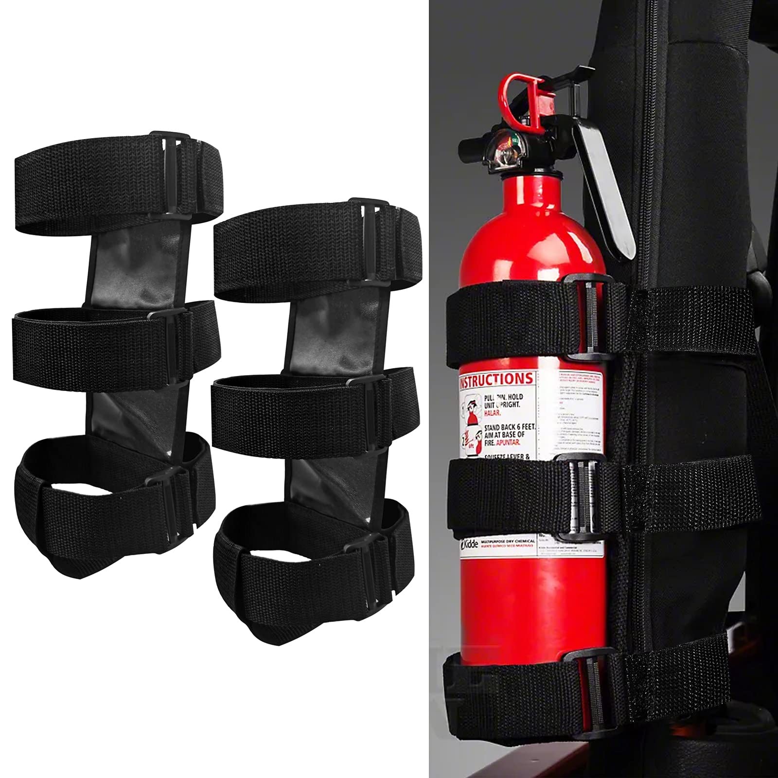 Car Roll Bar Fire Extinguisher Holder Replacement for Jeep Wrangler CJ YJ TJ ...