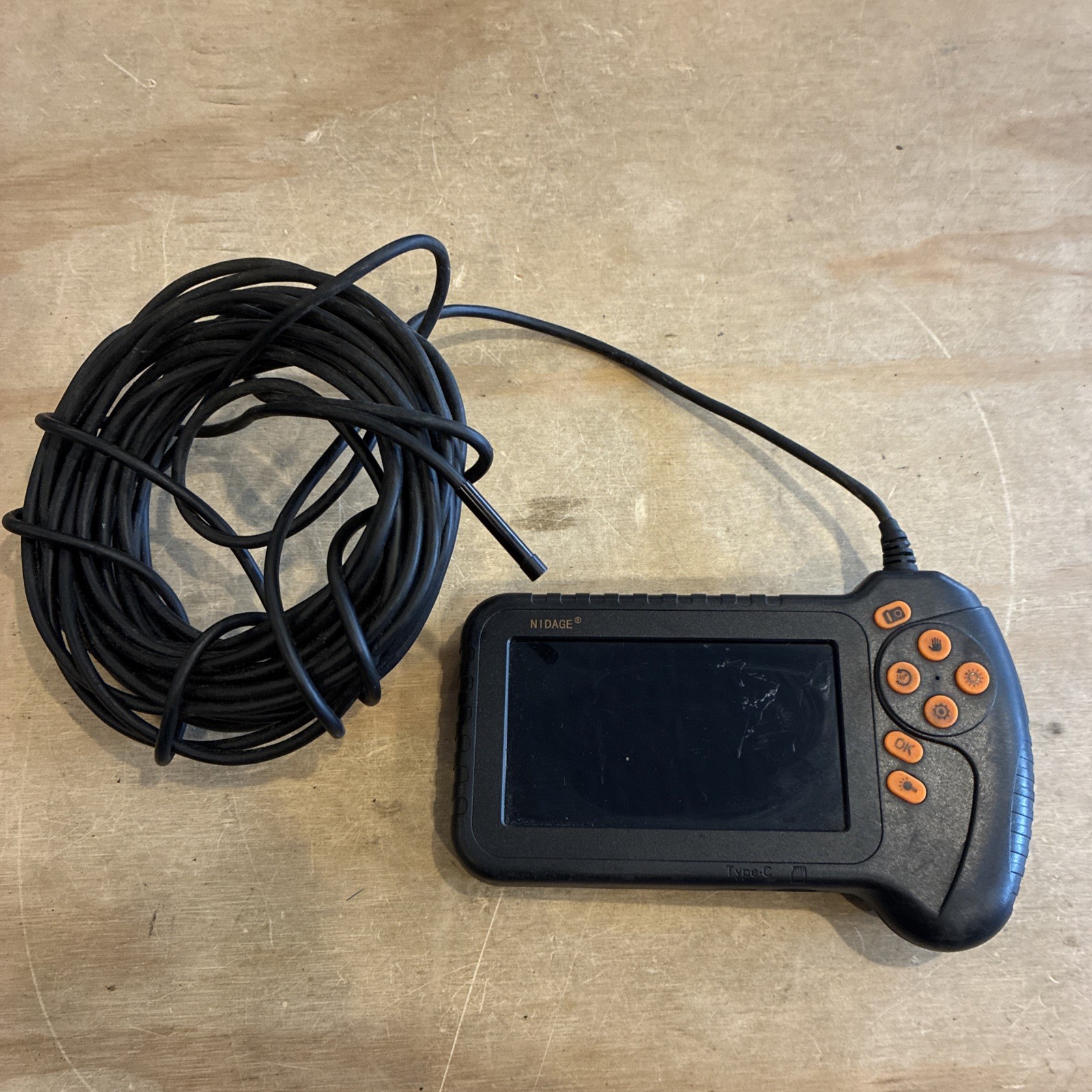 M041) Industrial Endoscope NIDAGE Model: A040 - 4” Screen