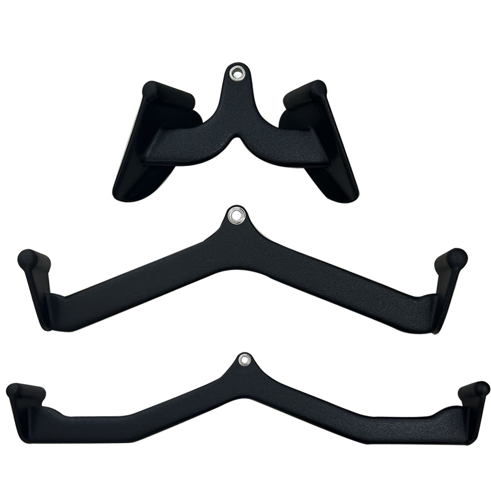 3PCS LAT Pulldown Bar Cable Machine Attachment Back Tricep Bar Strength Training