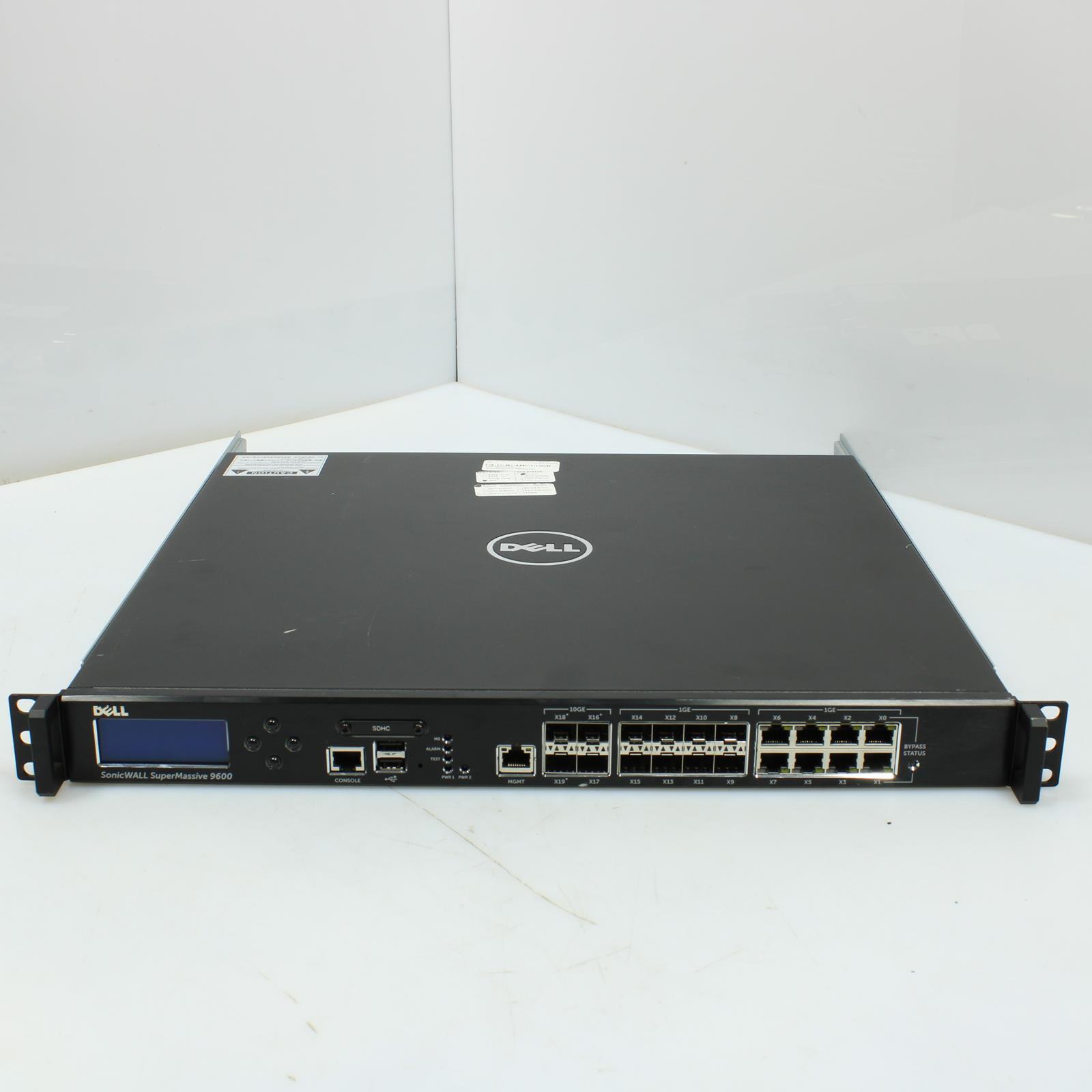 Dell SonicWall SuperMassive 9600 4x10GbE SFP+ Firewall Dual PSU