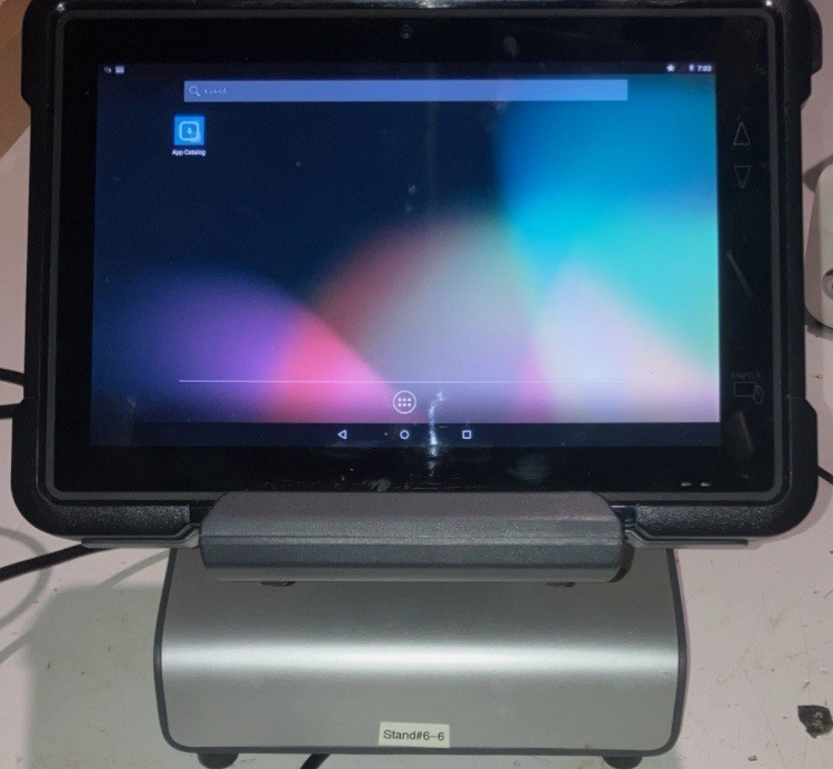 Partner EM-100 Black 10.1" 16GB Barcode Scanner NFC POS Tablet With PB-110 Base